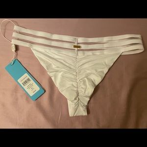Beach Bunny Sheer Addiction Bikini Bottom M Medium